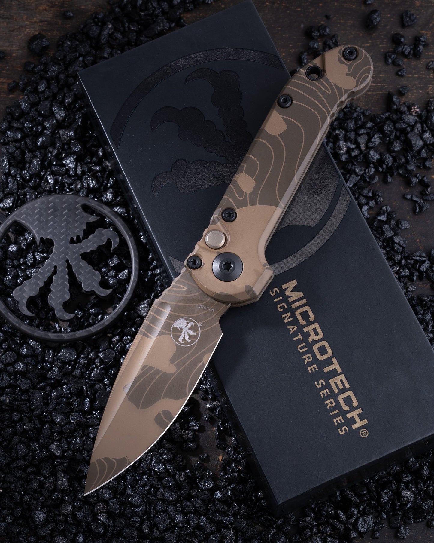 L.U.D.T S/E GEN III Signature Series Smooth Handle Topographic Badlands Camo Standard