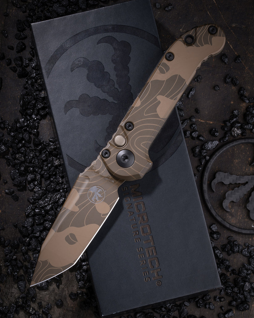 L.U.D.T T/E GEN III SIGNATURE SERIES SMOOTH HANDLE TOPOGRAPHIC BADLANDS CAMO STANDARD