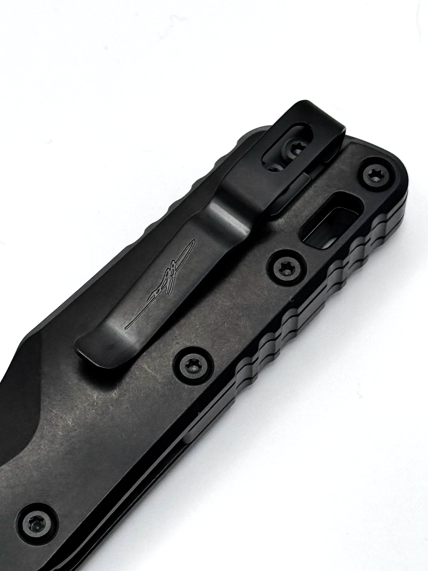 MSI RAM-LOK PARTIAL SERRATED MARFIONE SELECT DLC STONEWASH FINISH DLC STONEWASH FINISH SLAB SIDE TITANIUM W/ DLC TITANIUM ACCENT DLC DOUBLE VAPOR BLAST STAINLESS