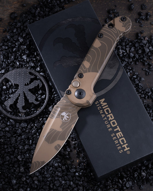 L.U.D.T S/E GEN III Signature Series Smooth Handle Topographic Badlands Camo Standard