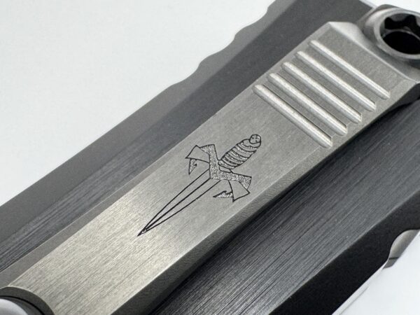 Marfione Custom Full DLC Cracked Ice Hefted Hard Cut Stainless Hellhound Combat Troodon